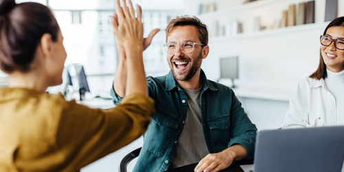 Business Wissen Erfolge feiern